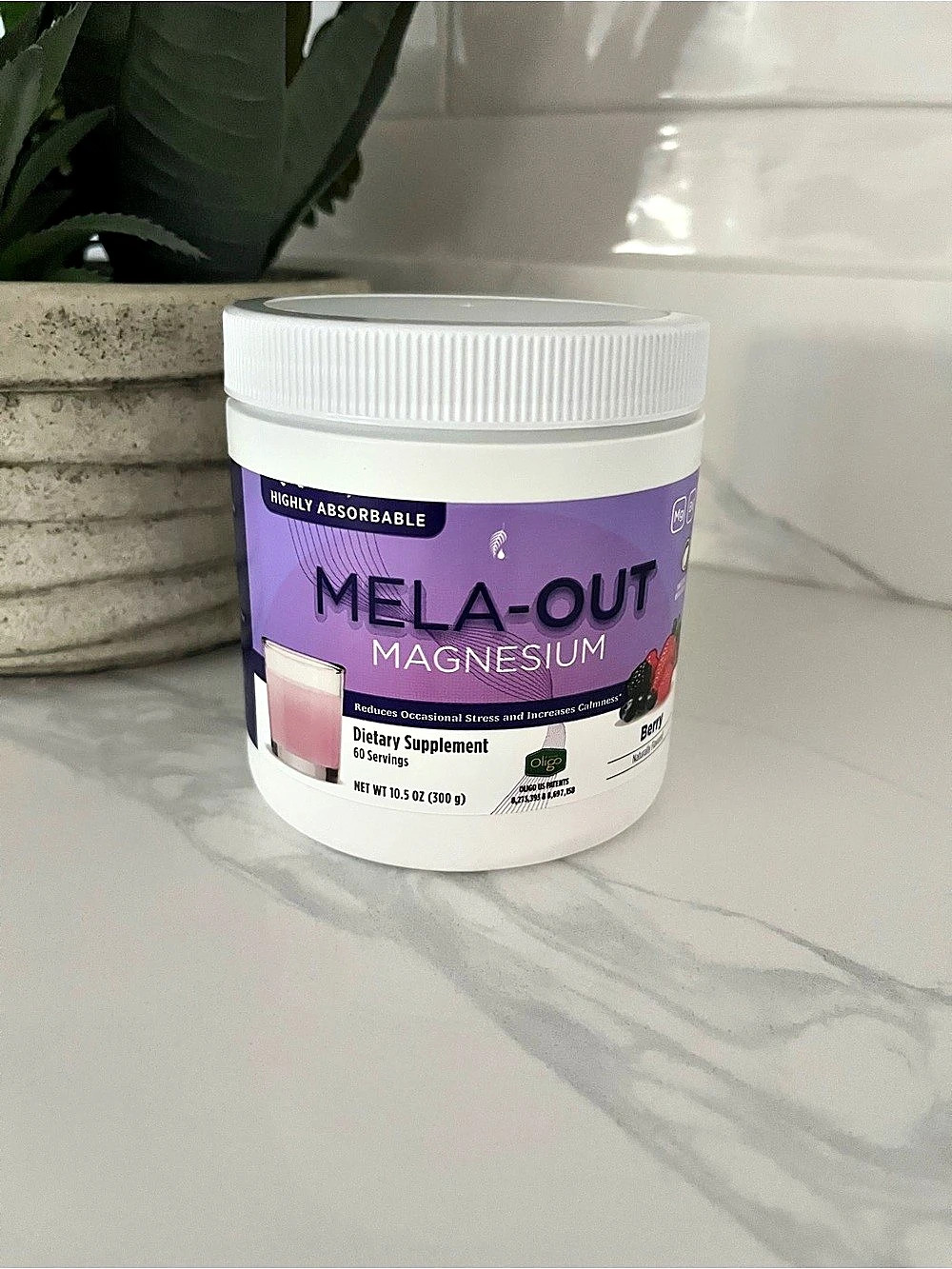 Melaleuca Mela-Out Magnesium Berry Supplement 10.58 oz NWT